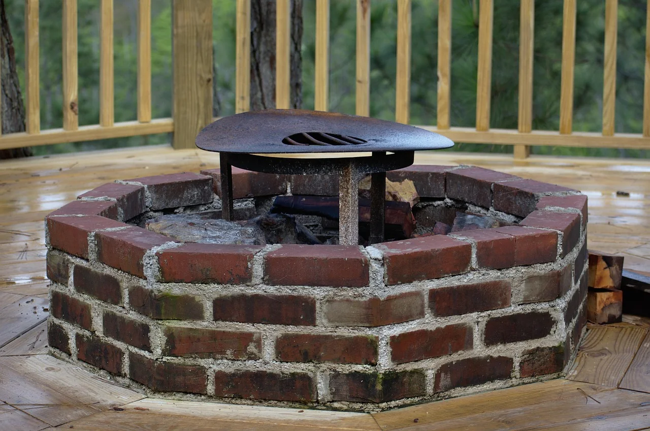 Gas & Wood Fire-Pit Installation